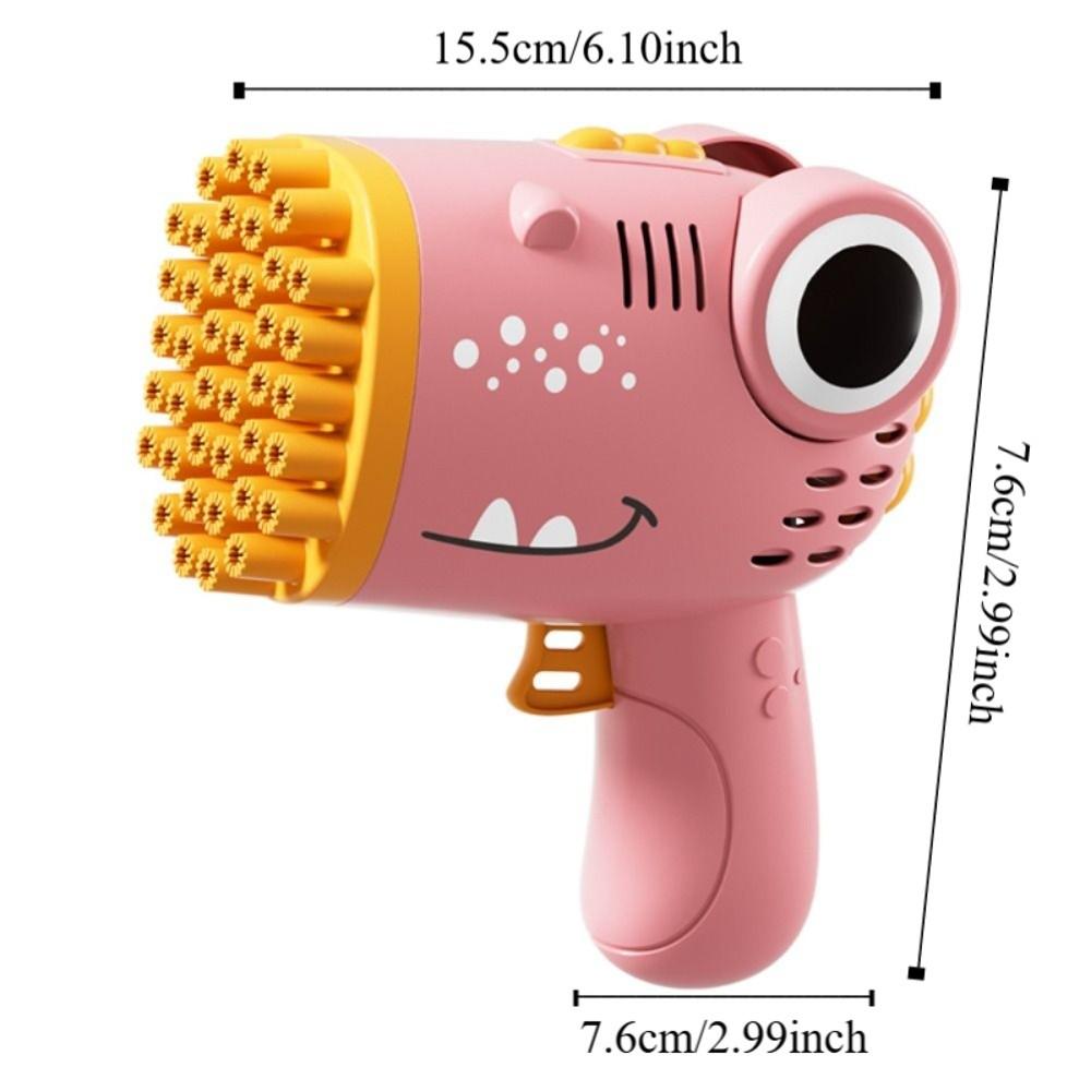 With 1 Bubble Liquid Fully Automatic Bubble Machine Plastic Bubble Blower  for Kids Gift