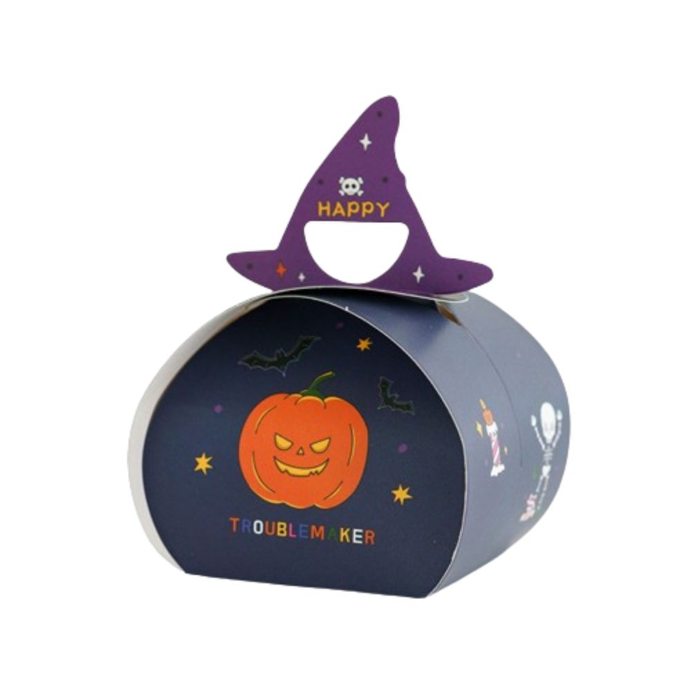 

5pcs/bag Empty Box Halloween Candy Box Card Paper Cartoon Paper Box Snack Candy Packaging Style 6