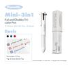 Planwith 3-in-1 Multi Gel Pen,Ins Pastel Color 0.5mm Effortless Writing For Color-Coded Notes,Journaling,Highlighting,Studying