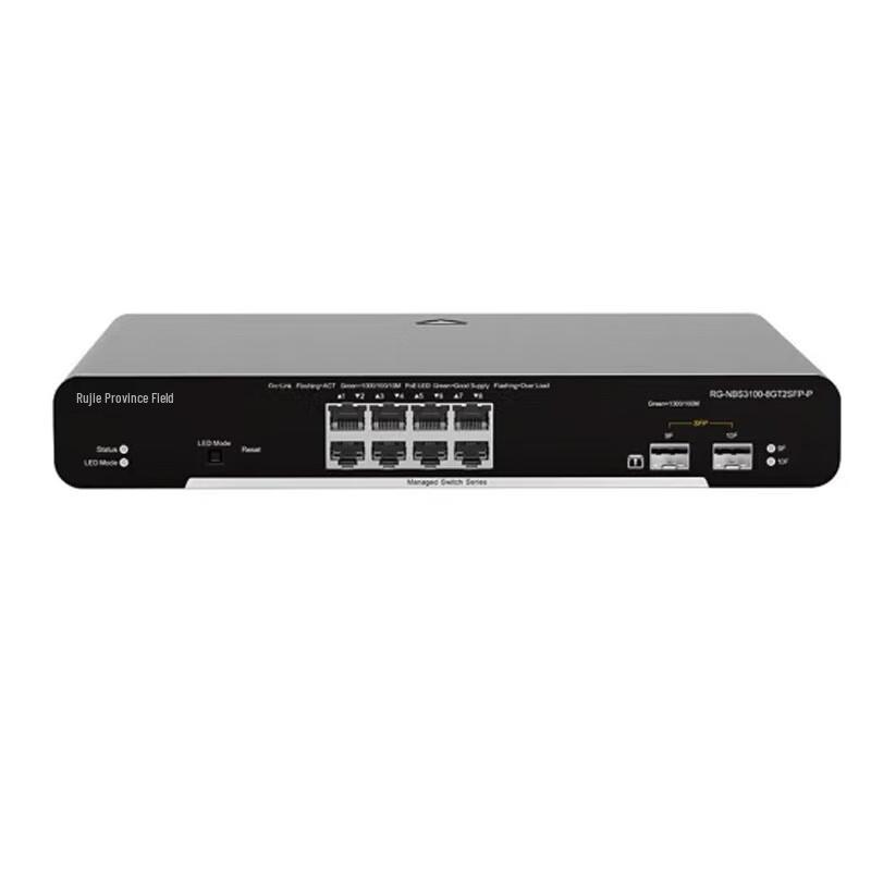 

Ruijie RG-NBS3100-8GT2SFP-P 8-Port Gigabit Managed PoE Switch