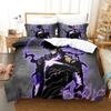 3D Print Fashion Anime SSolo Leveling Bedding Set Boys Girls Twin Queen King Size Duvet Cover Pillowcase Bed Boys Adult Bedroom
