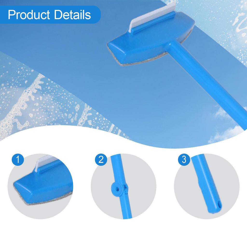 Window Screen Cleaning Brush Multifunctional Versatile Household Foldable Window Cleaner Tool for Home Outdoor CA Sofa Door