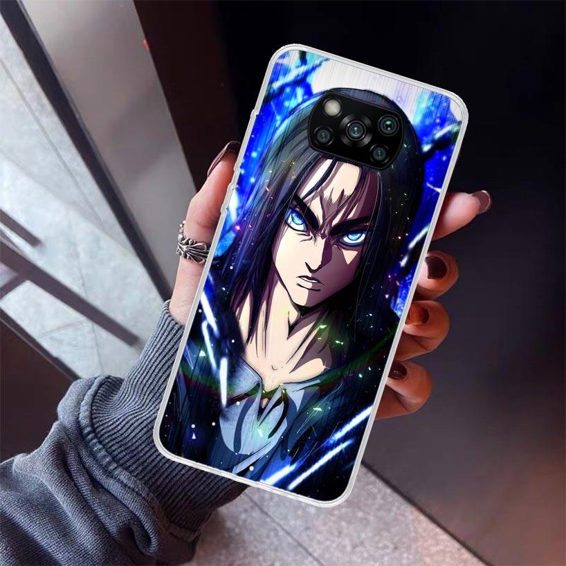 

A-Attack on T-Titan Eren Yeager Phone Case For Xiaomi Poco X5 X6 X7 Pro F7 Ultra M7 Redmi 15C 15 13C 13 12C 12 10 10C 10A 9 9C 9 Redmi 10 5G