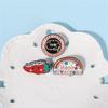Playful Rainbow Chili Pin Sturdy Metal Badge Adornment Stylish Lapel Pin Accessory Suitable for Everyday Outfits