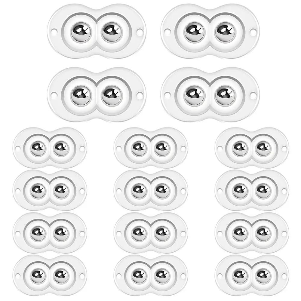 Double Bead Wheels Furniture Rollers Furniture Moving Increased Load Capacity Smooth And Quiet 360 Degree Rotation