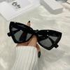 Polygon Sunglasses for Women Men Vintage Glasses Retro Cat Eye Sun Glasses Female Male Eyewear Summer Eye Glasses Gafas De Sol