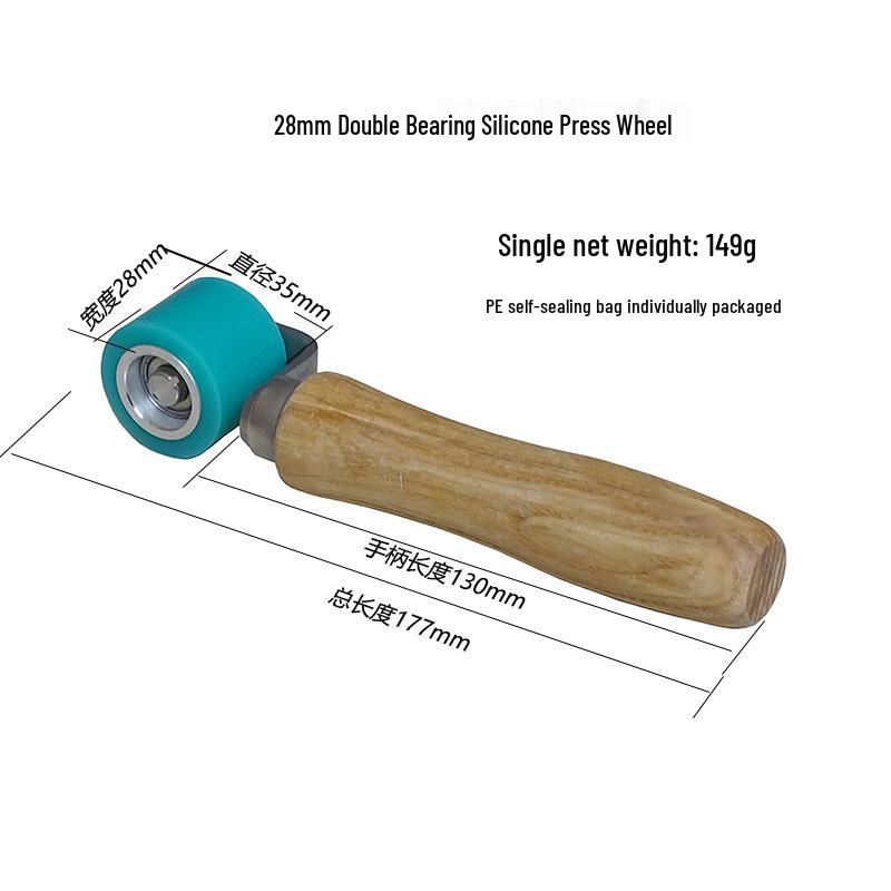 28mm Green High-Temperature Resistant Silicone Rubber Roller for Waterproof Membrane