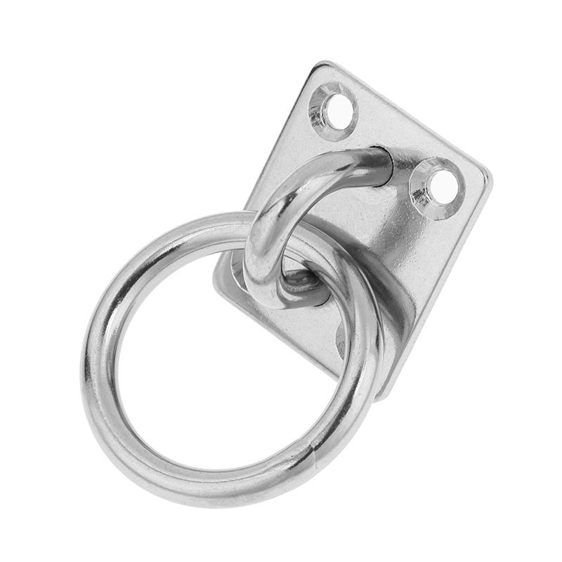 3.5*3cm High Quality Stainless Steel Universal With Ring Marine Eye Plate Stable Rust Protection Boat Cabin Accessories