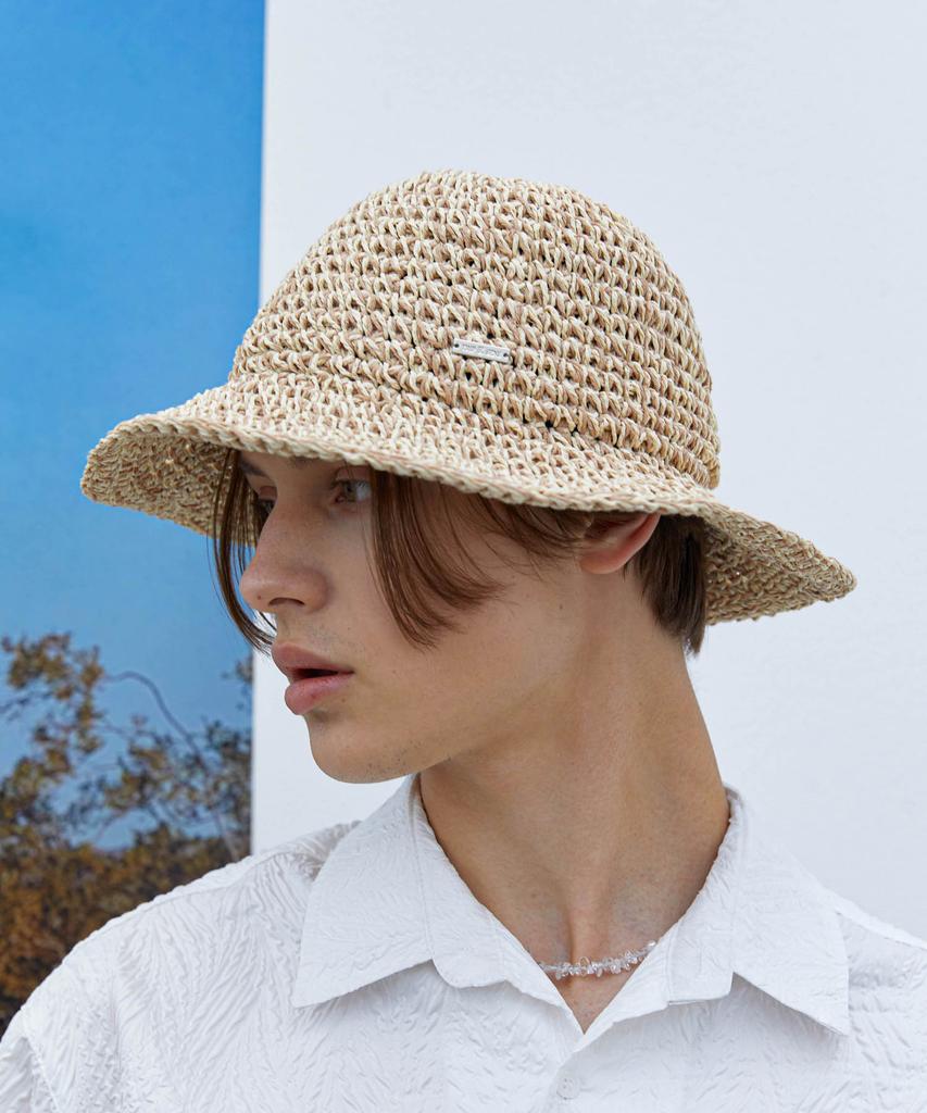 TRIP LE SENS Travel Wire Bucket Hat_Mixed Beige