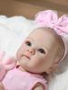 Bambola Reborn Realistica da 18 Pollici, Full Silicone Vinile, Pelle 3D con Vene Visibili, Bambola Educativa per Bambine Neonate, Giocattolo per Regalo di Natale e Compleanno