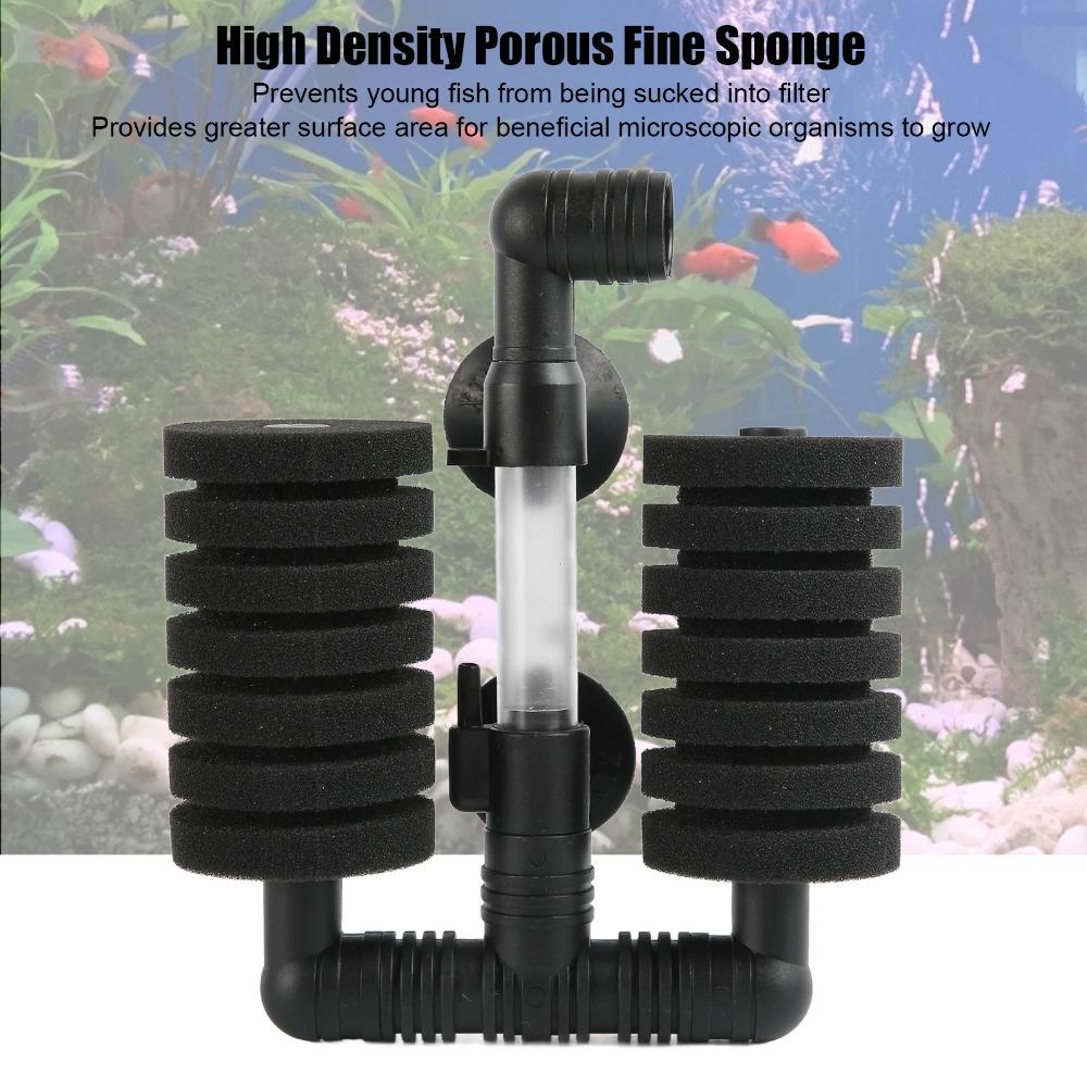 High Density Sponge Bio Sponge Filter Plastic Aquarium Air Filter Fish Tank Filter  Aquarium