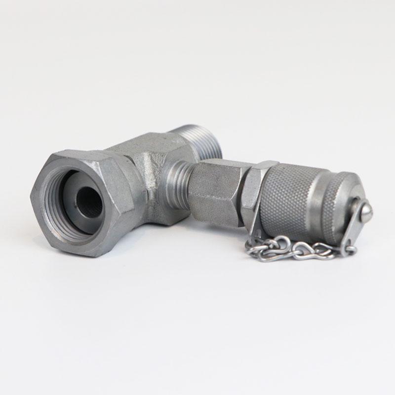 Excavator Hydraulic Pressure Gauge Adapter Set