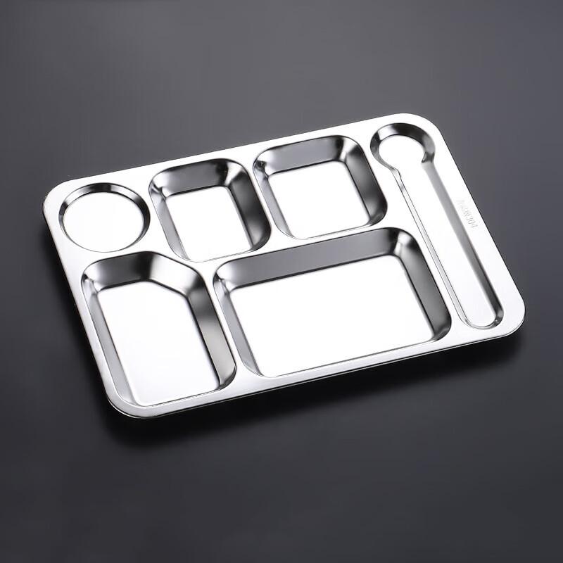 304 Stainless Steel Divided Dinner Plate