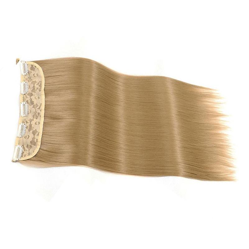 LISI волосы женские натуральные длинные прямые волосы наращивание парик 5 зажимов — фото 28