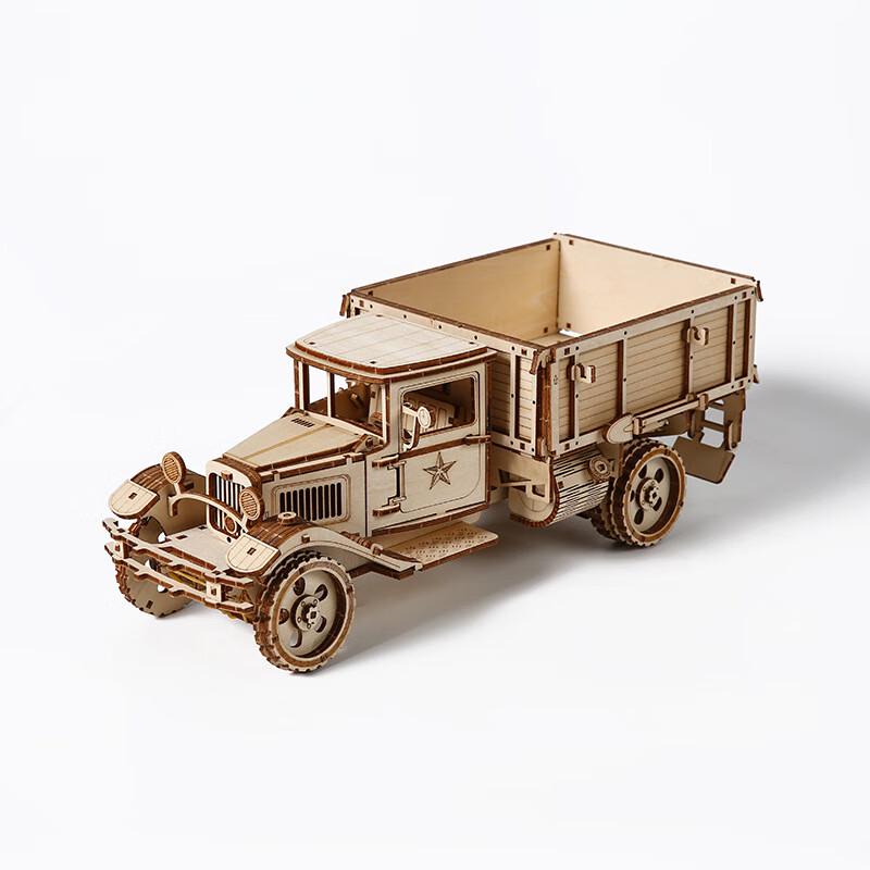 Самодельная 3D деревянная головоломка-грузовик