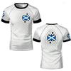 Scotland Flag Graphic Men's Jersey Fashion Gradient Print Sports Breathable Casual T-shirt Summer Unisex Running Badminton Tees
