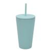 not predrilled 480ml 16oz clear plastic snow globe tumbler snow globe cup with straw and lid