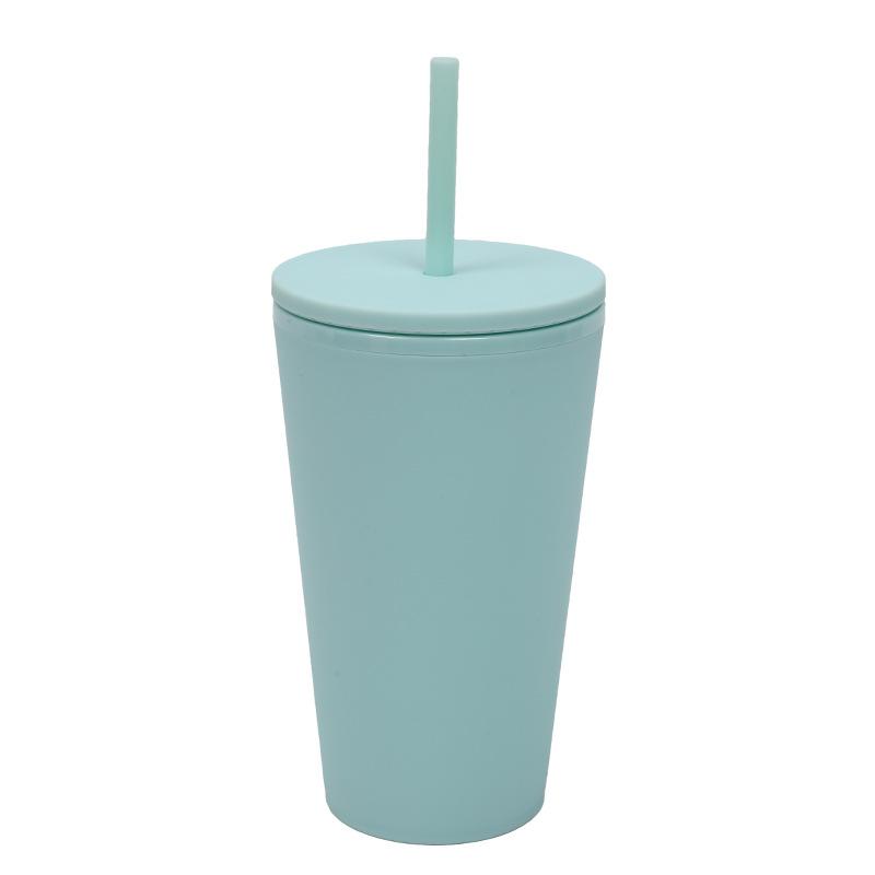 not predrilled 480ml 16oz clear plastic snow globe tumbler snow globe cup with straw and lid