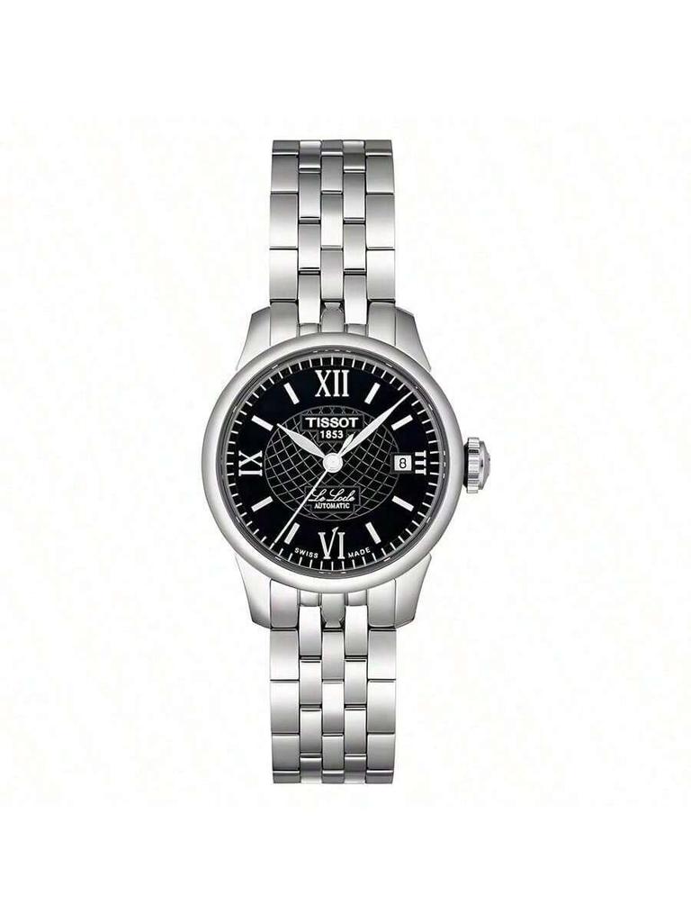Tissot Women's Swiss Mechanical Watch - Black Face, Suitable for Business & Daily Use, Model T41.1.183.53