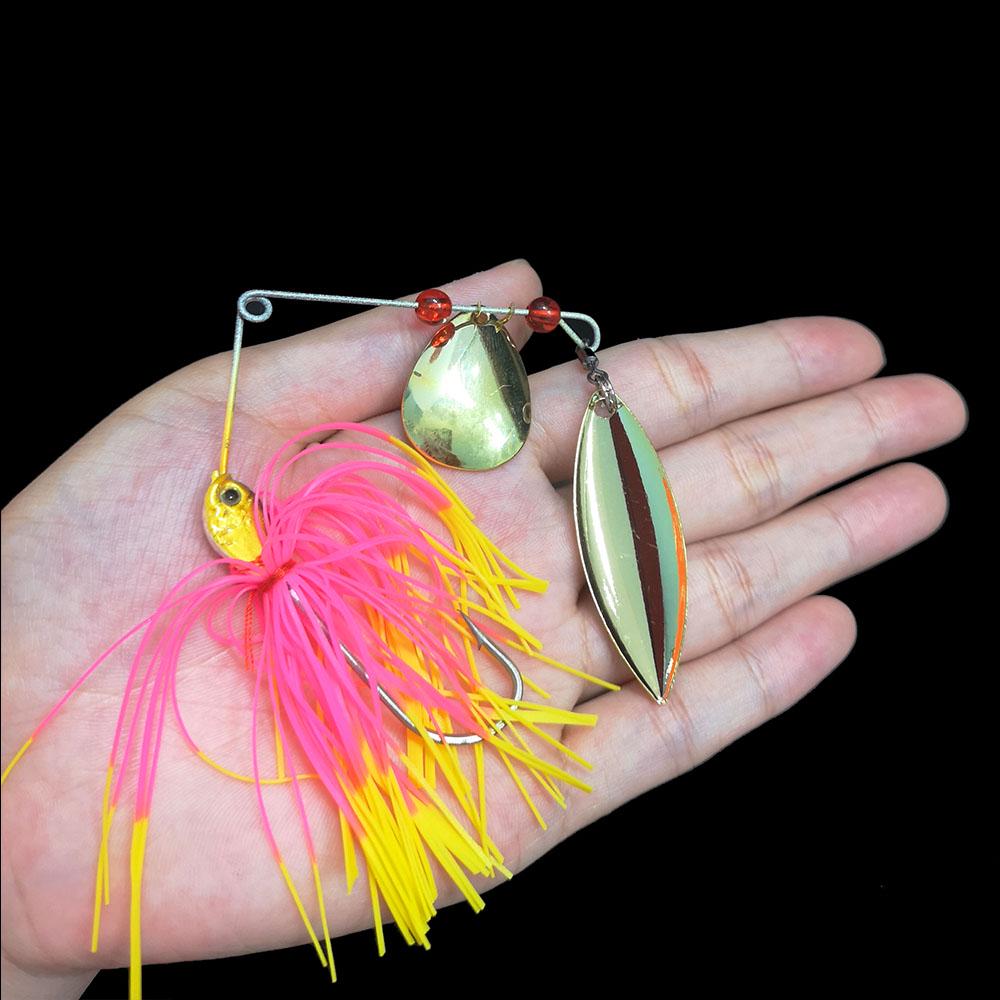 

1 шт. спиннербейты с юбкой, приманки со свинцовой головкой, приманки для окуня, бионический воблер, рыболовные снасти