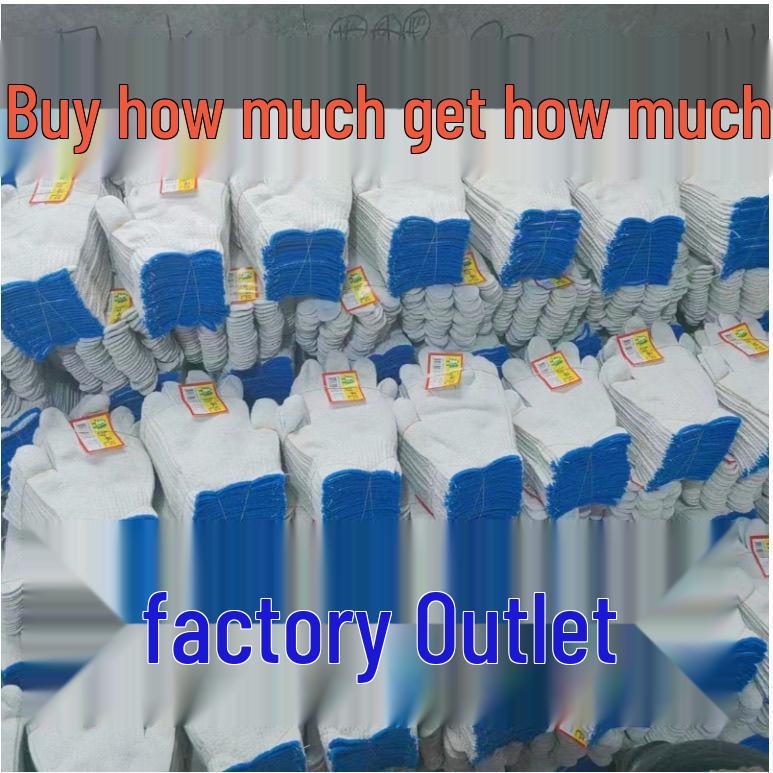 Herren Strapazierfähige Rutschfeste Arbeitshandschuhe - Dicke Baumwolle, Verschleißfest, Schützend für Baustellen.