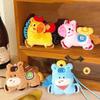 Funny Horse Year Pendant Cartoon Bag Charm Trendy Plush Horse Keychain  New Year Gift