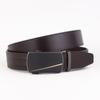 2024 Men's Genuine Leather Automatic Buckle Belt - Versatile Vegetable Tanned Cowhide for Business Style