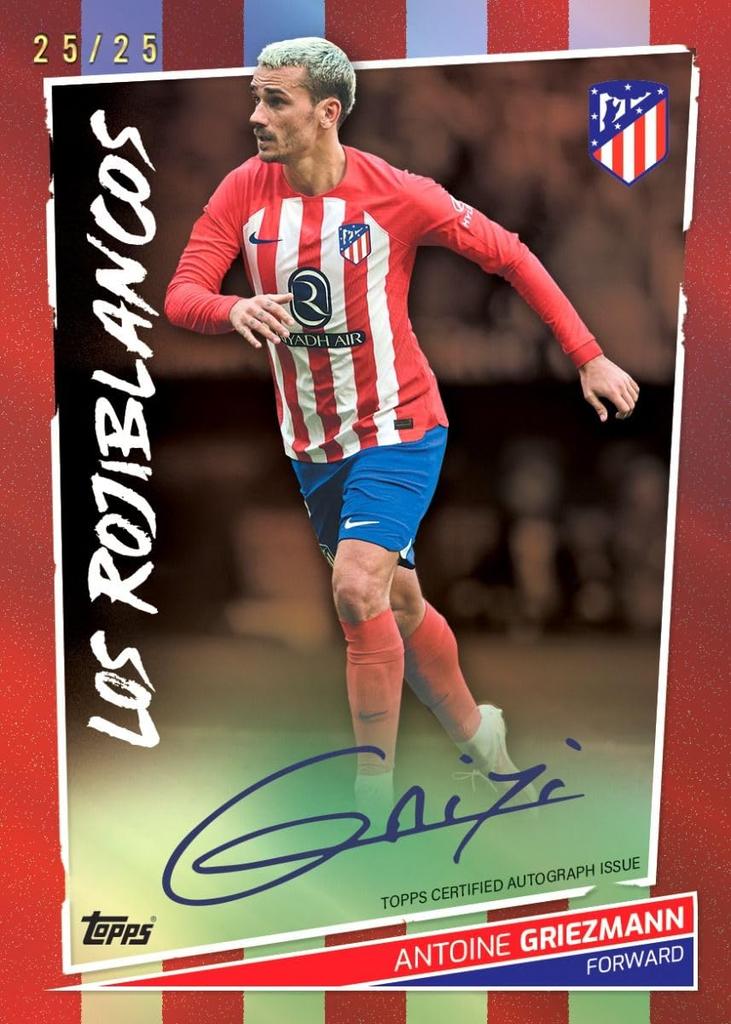 Topps Atletico de Madrid Official Team Set Atletico Madrid Team Set 23-24