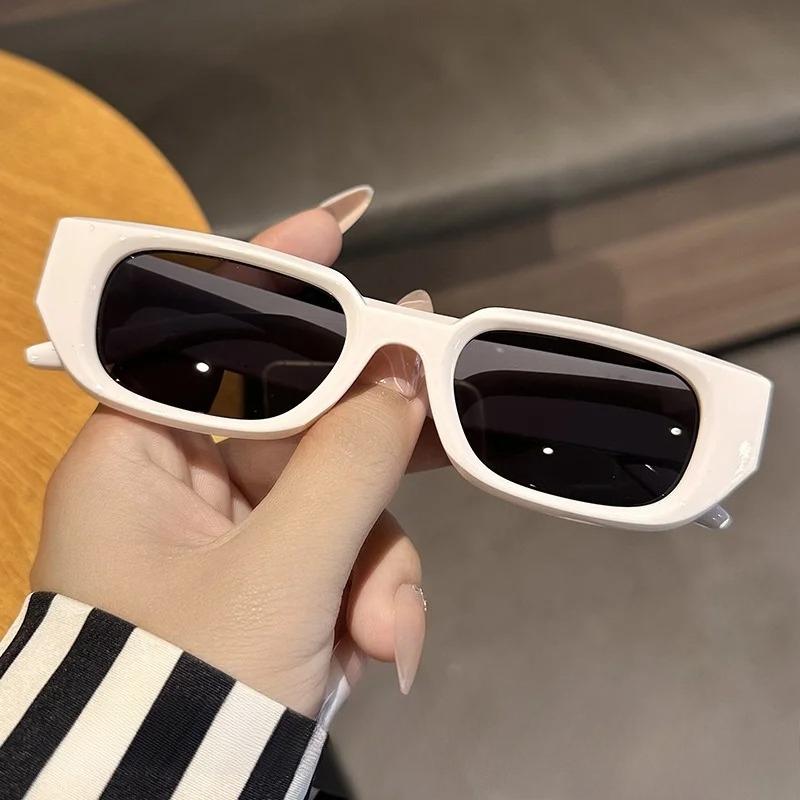 Fashion Square Small Frame Sunglasses Retro Brand Designer Sun Glasses Uv400 Shades Eyewear Men Goggles Trendy Glasses