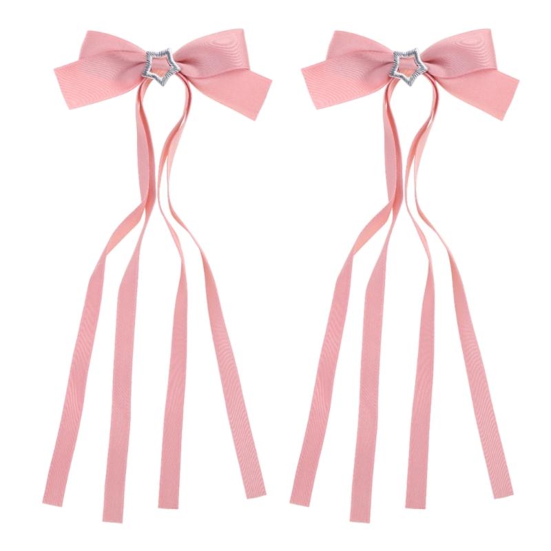 

Long Ribbon Bowknot Hair Clip Sweet Girl Ballet Hairpin Women Hair Styling Accessories for Thin Hair French Barrettes 1