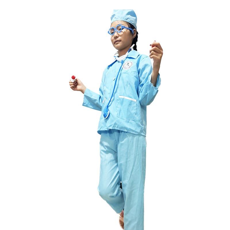 Halloween Children's Career Experience Show Costumes Children's Doctor Costumes Nursing Uniforms Dentist Veterinary Stage Show