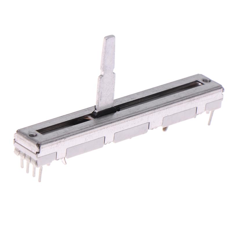 1 sztuka na 60 mm DJM 350 400 600 700 800 Popychany suwakowy potencjometr liniowy suwakowy mikser DJ stereo suwakowy potencjometr