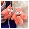 Angry Starfish Plush Toy Moving Star Doll USB Charging Angry Starfish Cute Shooting Star Funny Stress Hanging Toy (Starfish)