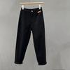 Skinny Crop Pants for Women Spring Summer 2025 High-waisted Loose Slimming for Petite Figures  Harden Dad Jeans