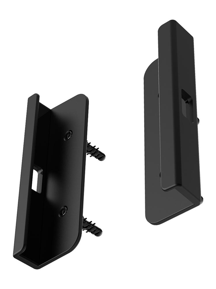 2 Pcs Wall Phone Holder Fixed by Adhesive Or Screw Stabilizer Tablet Holder for IPad/iPhone 15 14/Samsung/Xiaomi/Lenovo