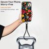 Schöne Blumen-Handgelenkschlaufe Hülle Für iPhone 17 Pro Max iPhone 16 15 14 13 Pro Max Magnetisch Für Magsafe Hybrid TPU+PC Mattes Cover