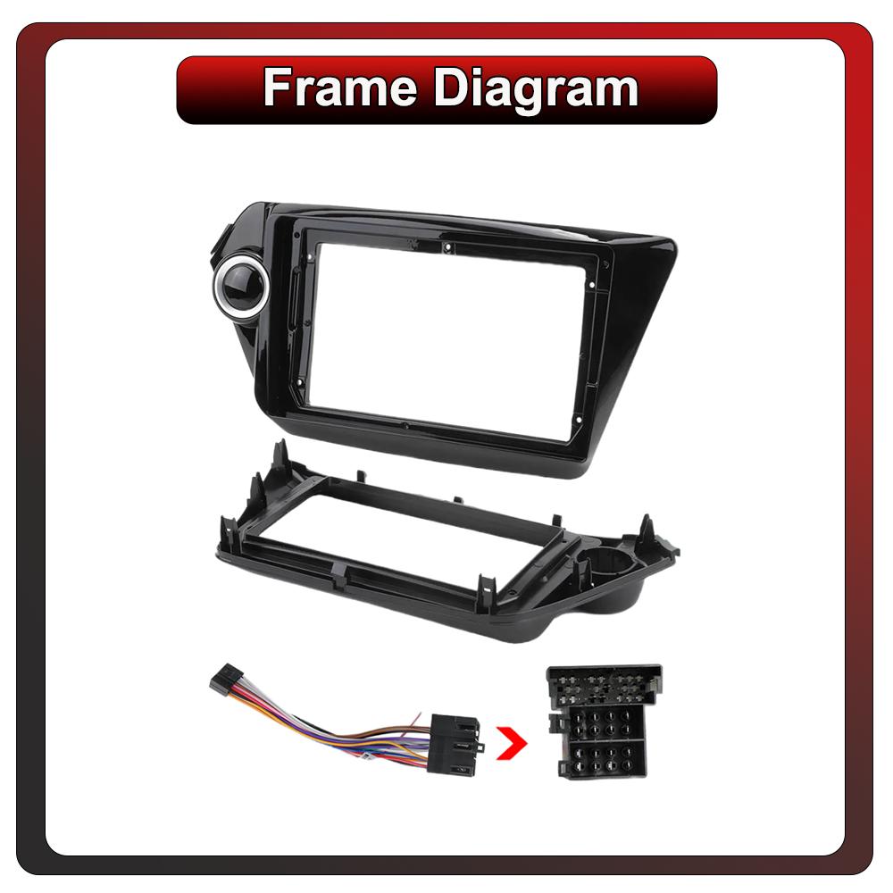 2Din Android Car-Play Car Radio,KIA Rio 2011-2017,Multimedia Player Head Unit Stereo GPS Navigation BT WIFI,1+16GB