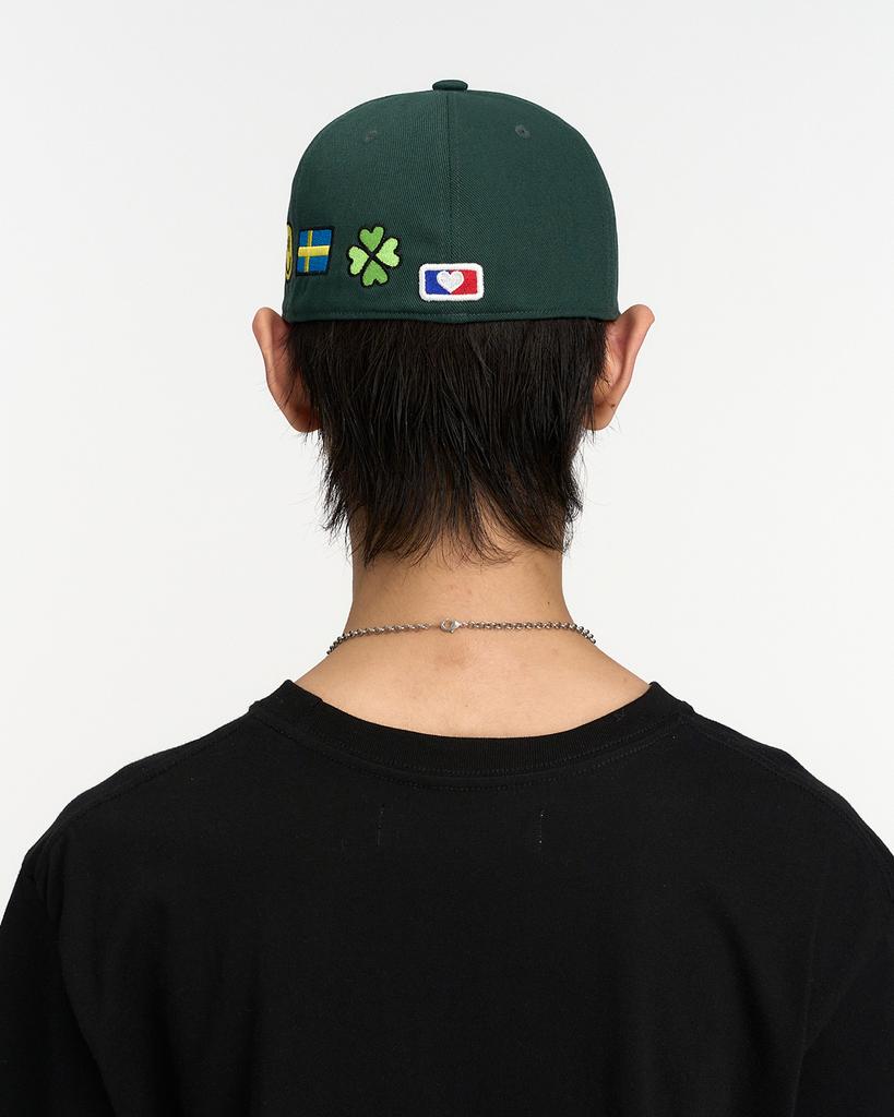THEMUSEUMVISITOR Art Icon Embroidery Cap (Green)