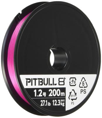Shimano Pitbull PE Line 200m Traceable Pink 8+ LD-M61T 1.2 (27.1lb)