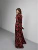 Spring Floral Print French Slimming Tie-Up Dress