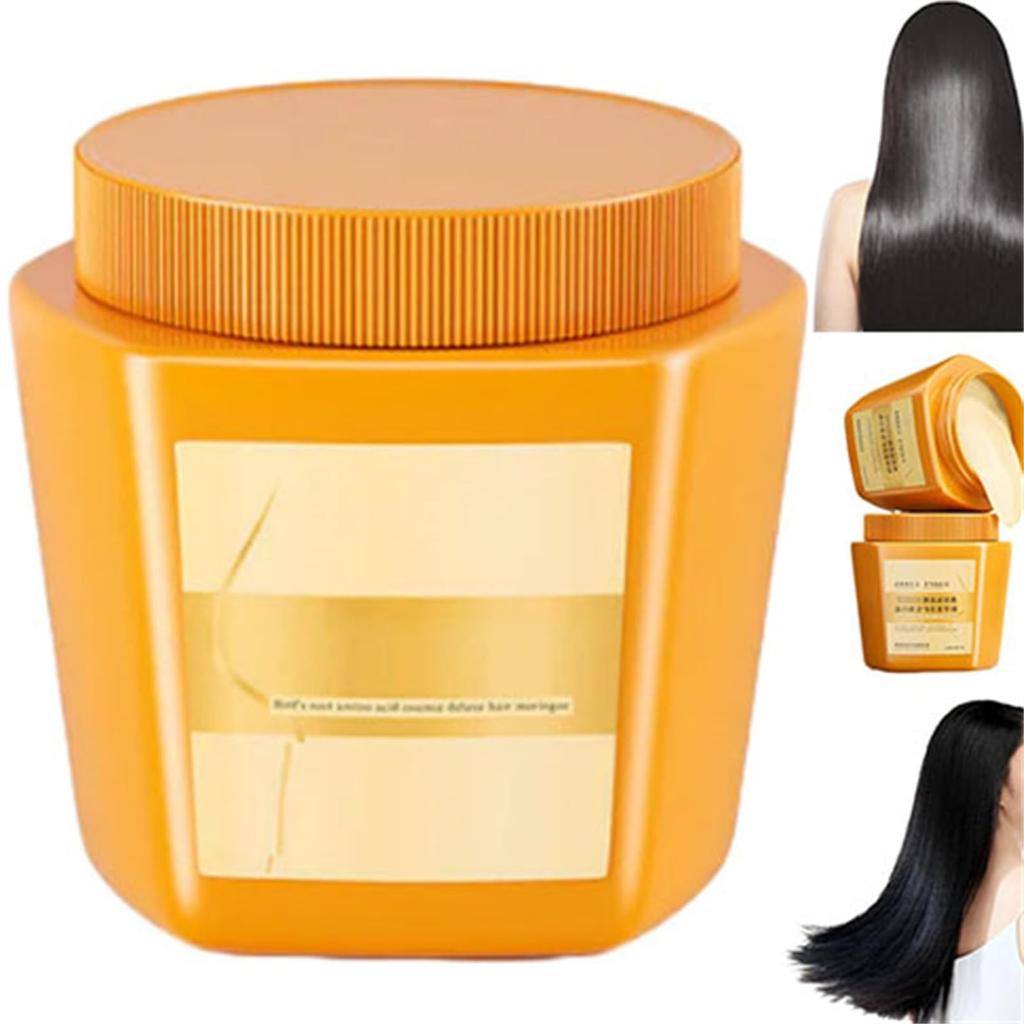 Crème protéinée nourrissante de luxe pour cheveux Amino, après-shampooing hydratant pour les cheveux Amino, masque capillaire réparateur 500 ml, crème capillaire