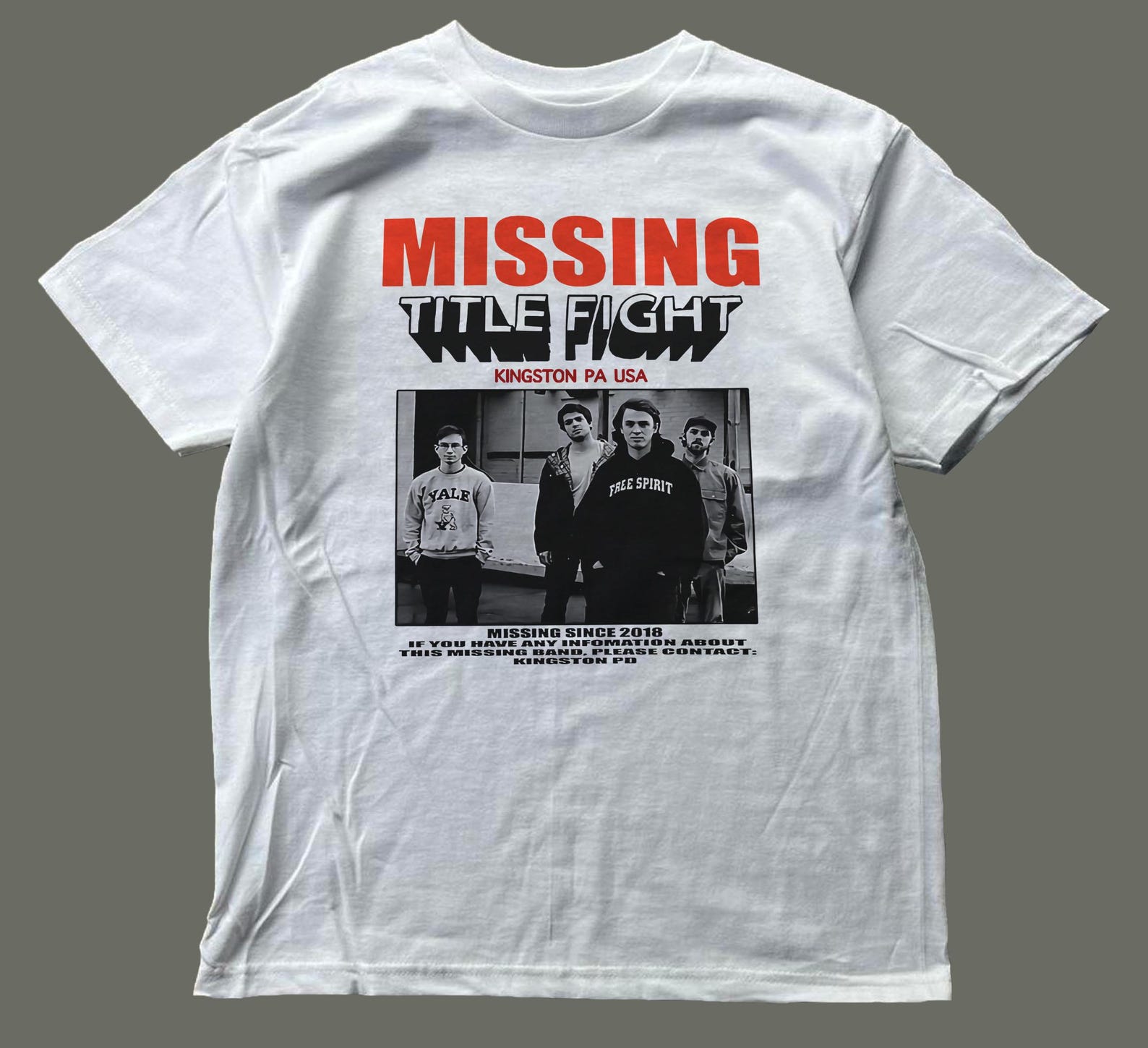 Title fight White Tee,unisex,graphic tee 3XL