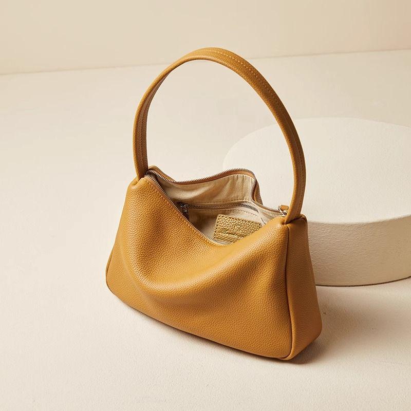 

Текстурная сумка из первого слоя кожи Того, французский стиль, сумка на плечо, сумка под мышкой, весенне-летняя мода, портативная маленькая сумка, натуральная кожа, женская сумка SESAME