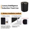 12L Smart Sensor Bathroom Trash Can Luxury Garbage Bucket Automatic for Trash Bin for Kitchen Toilet Smart Home Wastebasket