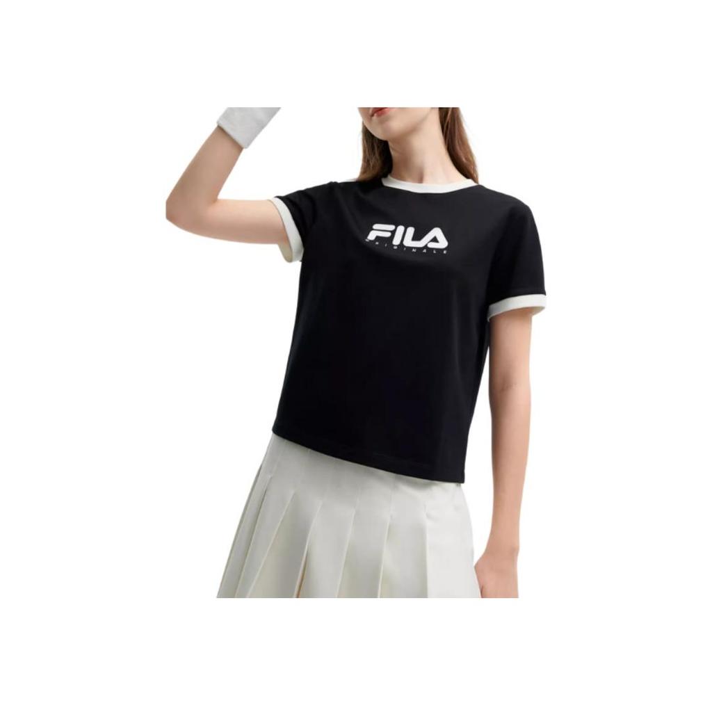 New FILA ORIGINALE T Shirt Women's Black F11W429113FBK