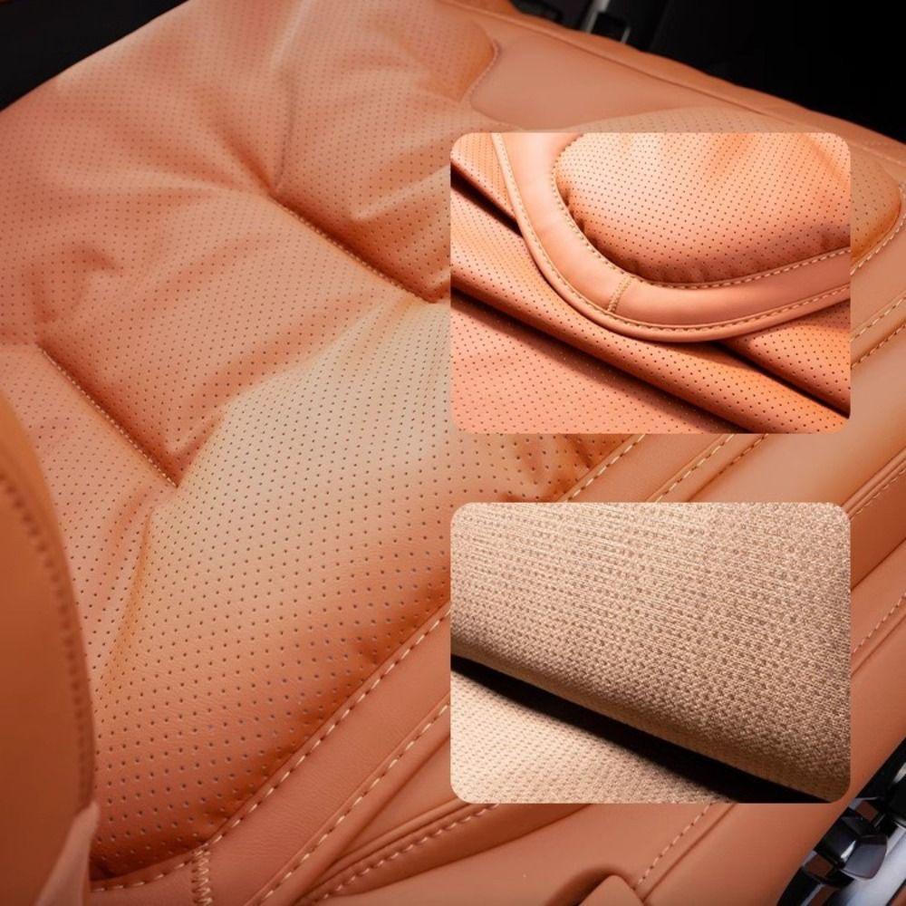 Universal Ventilated Four-season Cushion Soft Auto Seat Cushion Car Leather Cushion  Travel