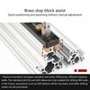 Aluminum Alloy Single Hole Punch Tool Woodworking Drilling Locator Suitable For Architects & Home Renovation Enthusiasts