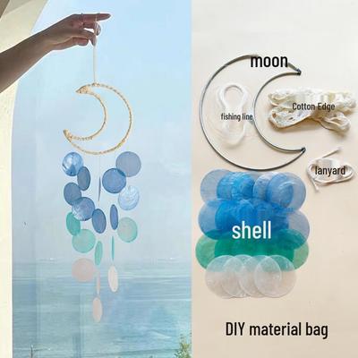 DIY Seashell Wind Chime Kit: Creative Hanging Ornament for Home, Bedroom, or B&B Décor