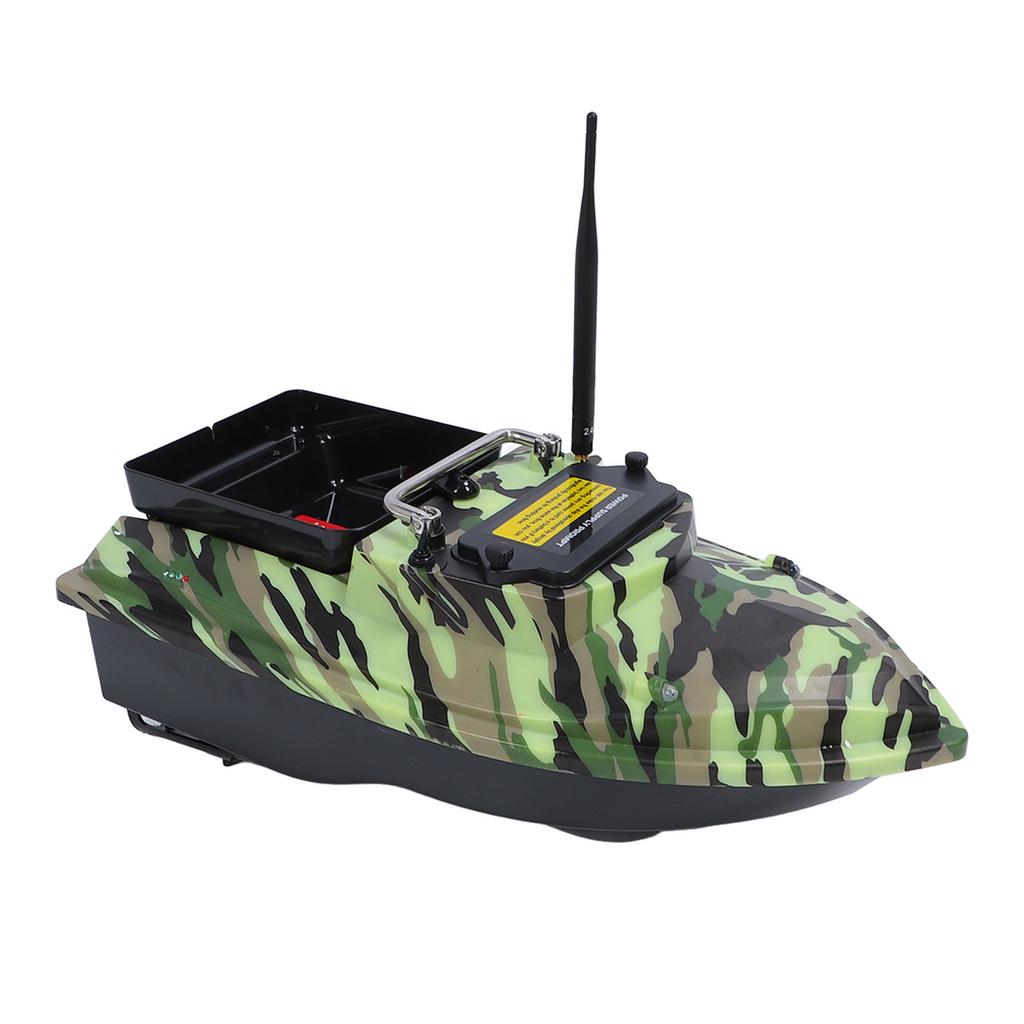 RC Fishing Bait Boat 500m Remote Control Dual Motor Auto Navigation RC Fish Lure Boat with Night