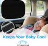 Summer Car Window Shade S Foldable Front Side Window Sunshade Vehicle Uv Protection Anti Glare For Suv Sedan Truck Black